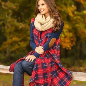 Plaid Glamorous Retreat Vest